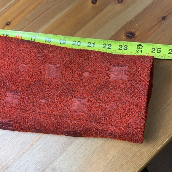 Louis Feraud Vintage Wool Blend, Lined, Rusty Red Blazer and Skirt Set - Picture 10 of 17